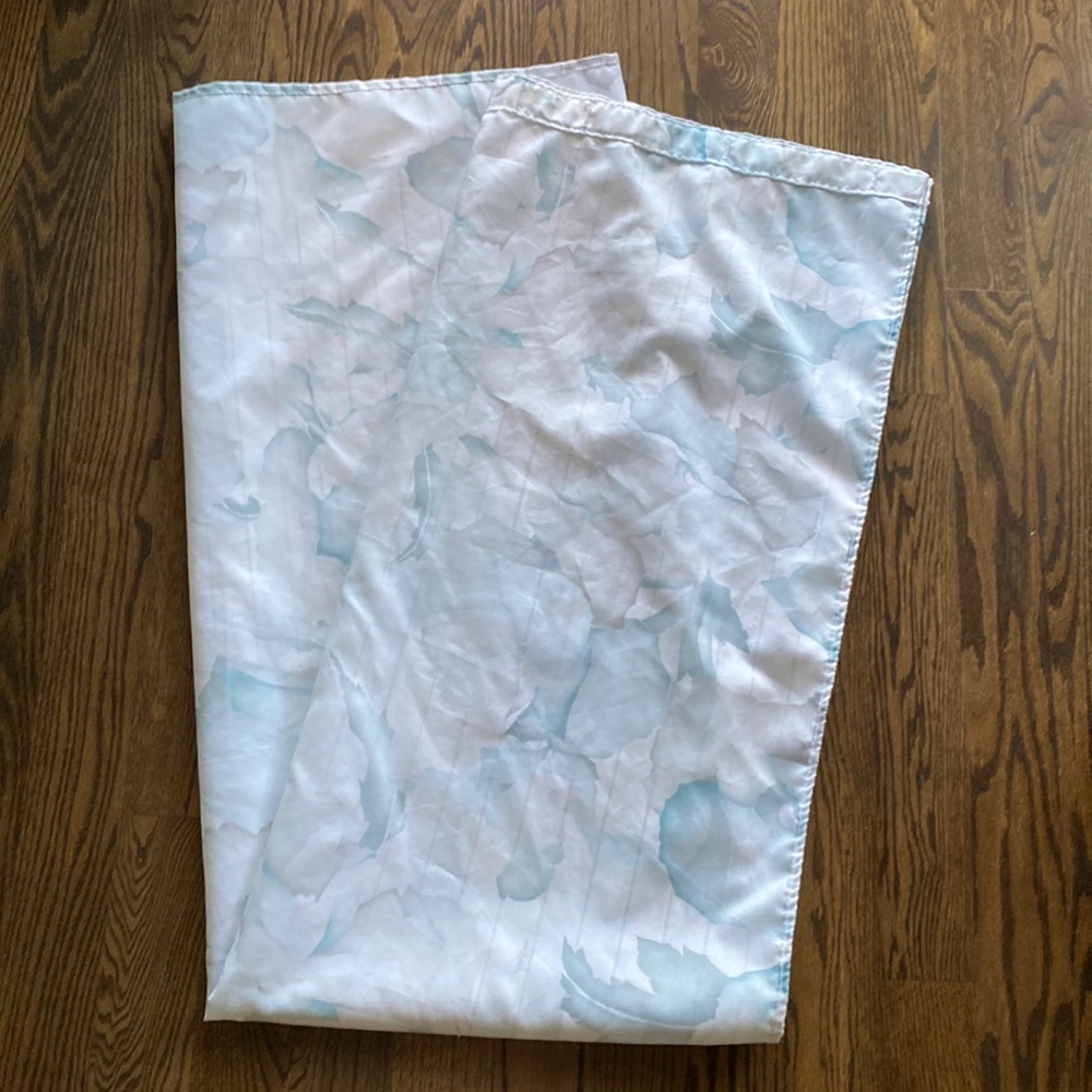 Andre Richard Springs muted floral and leaf pattern polyester shower curtain
